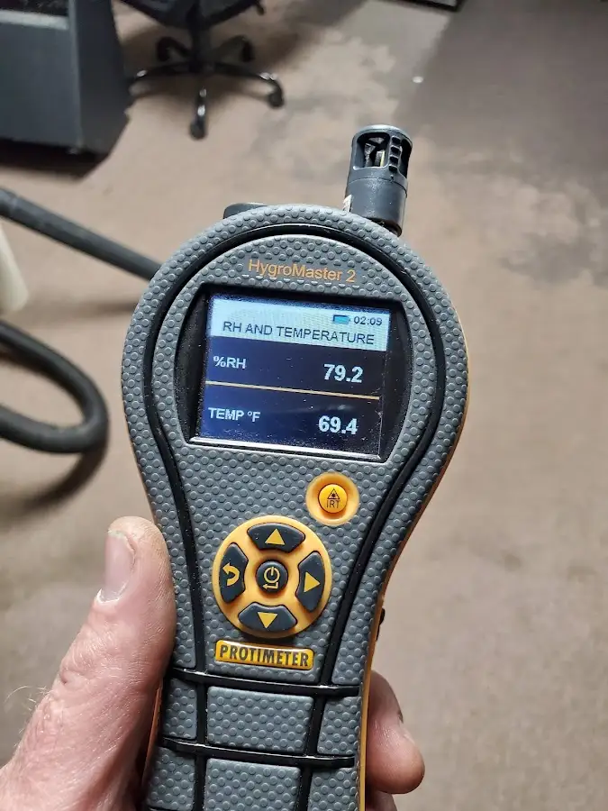 Moisture meter humidity assessment for Mold Remediation & Removal in Groves